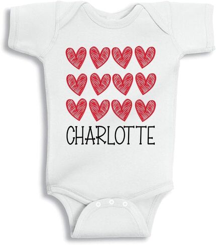 TATY Kids Hearts Charlotte Baby Infant Bodysuit in Saudi Arabia