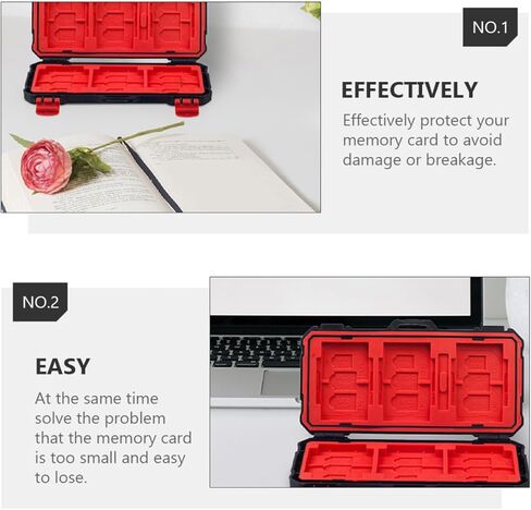Memory Card Protective Case with Shock-Proof Storage for Secure Cf and Cards for Photographers and Travel Compact Data Container in Saudi Arabia