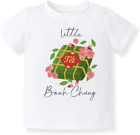 Little Banh Chung Vietnnamesse Baby Bodysuit, Kids & Toddler T-Shirt – Lunar New Year Outfit Tet Vietnam in Saudi Arabia
