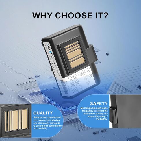 2 حزمة 2600 مللي أمبير استبدال بطاريات QLN320 للطابعة زيبرا ZQ520 ZQ521 QLN320 QLN220 QLn220HC ZR628 ZR638 ZR658 ZR668 ZQ610 ZQ620 ZQ500 ZQ510 QLN320HC (أسود، عبوتان بطاريات) in Kuwait