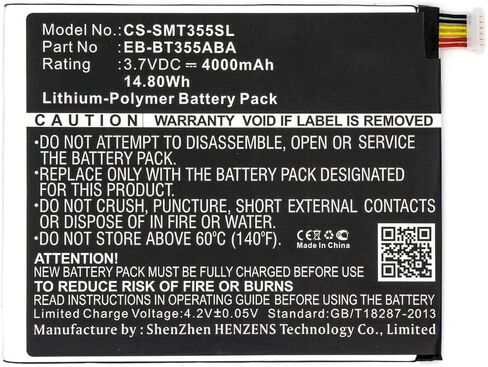ALLC Replacement Battery for Samsung Galaxy Tab A 8.0 LTE/Galaxy Tab A 8.0 SM-T355/Galaxy Tab A 8.0 Wi-Fi/SM-P355/SM-P355C/SM-P355Y/SM-T355/SM-T355C/SM-T357T/SM-T357W,PN:EB-BT355ABE,4000mAh in Saudi Arabia