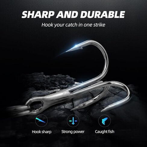 Fishing Rig with Weighted Jig Head and Treble Hook – Screw Lock Bait Keeper for Soft Lures, 3PCS Pack for Saltwater and Freshwater Fishing in Saudi Arabia