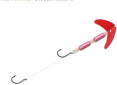 Mack's Lure 60050 Cha - Crawler Rig (Black Hooks) Hot Pink Sparkle in Saudi Arabia