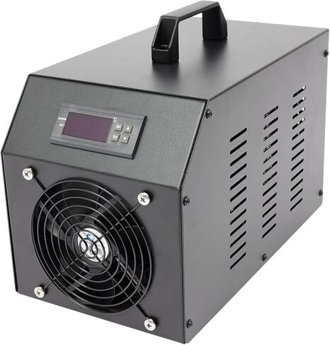 مبرد مياه حوض السمك 1/4 حصان 15.85 جالون 60 لتر، مبرد مياه لخزان الأسماك، نظام تبريد مبرد مياه مائي هادئ مع شاشة LCD، مضخة مياه لقناديل البحر المرجانية ومياه البحر والمياه العذبة in Kuwait