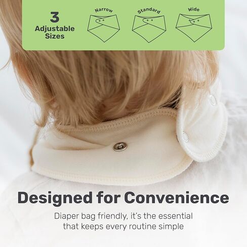 Bandana Cotton Baby Bibs, Ultra Soft Stylish and Lightweight Absorbent Design for Milk Dribbles Burps and Spills in Saudi Arabia