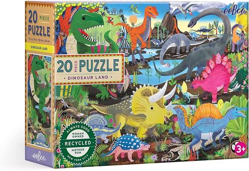 eeBoo: Rainforest Life 20 Piece Jigsaw Puzzle, Aids in Development of Pattern, Shape, and Color Recognition, Offers Children a Challenge, Perfect for Ages 5 and up in Saudi Arabia