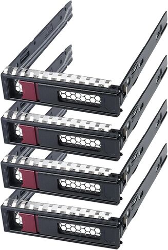 4-Pack Hard Drive Tray Caddy 3.5 SSD Bracket 774026-001 797520-001 797519-001 Hard Drive Bracket Compatible with HP ProLiant ML110 ML350 DL325 ML30 DL20 G10 Gen10 HP Apollo 4510 4200 G9 Gen9 in Saudi Arabia