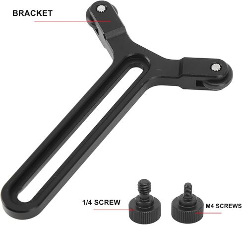BRRNOO Y Bracket Y دعامة دعم للعدسة على شكل Y مع إطار دعم العدسة بعجلات مزدوجة لـ Ronin S SC in Kuwait