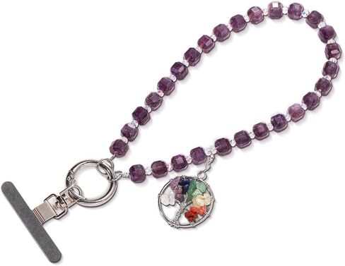 Beaded Phone Strap Crystal Detachable Wrist Lanyard Hands-Free Anti-Theft Crossbody Chain for Phone Case charm in Saudi Arabia