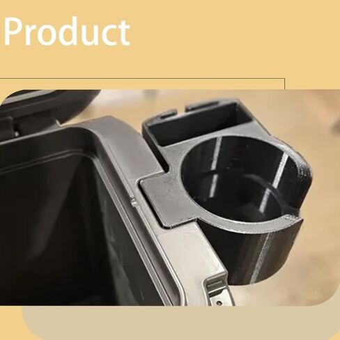 حامل متعدد الوظائف لحامل أكواب YETI Roadie 15 - حامل زجاجة مياه ذو سعة كبيرة، فتحة هاتف غير قابلة للانزلاق، حامل أكواب عالمي، لملحقات Yeti Roadie15، دعامة قوية للتخييم في الهواء الطلق. in Kuwait