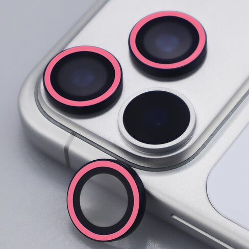 واقي عدسة الكاميرا المضيء لهاتف iPhone 17 Pro / 17 Pro Max بحلقة معدنية من الزجاج المقوى يتوهج في الظلام (6 قطع) (ملون، لهاتف iPhone 17 Pro/17 Pro Max) in Kuwait