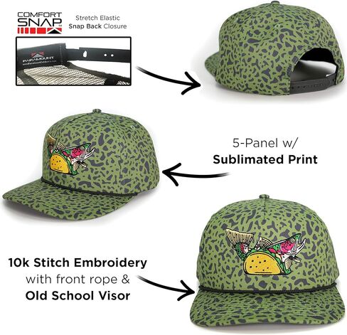 Paramount Outdoors Fly Fishing Hat Series Comfort Snap Snapback Cap for Men in Saudi Arabia