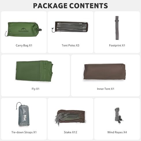 Naturehike 4 Season Tent,Waterproof 2 Person Backpacking Tent, Four Season Tents for Cold Weather Winter Camping in Saudi Arabia