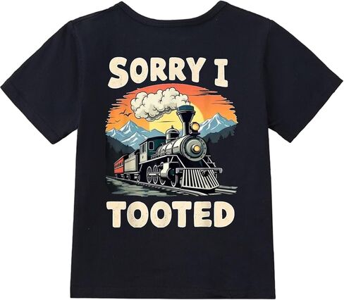 Train T Shirt Cotton Summer Short Sleeve Crew Neck Undershirts T Shirts Boy Girl Toddler Kids Casual Daily Wear in Saudi Arabia