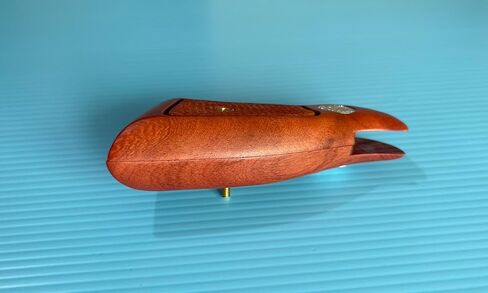 Hardwood Handgun Grips Compatible with Smith and Wesson K/L Frame Square Butt Revolvers Finger Groove Checkered Design Deluxe Classic Handmade Craft Handcraft in Kuwait