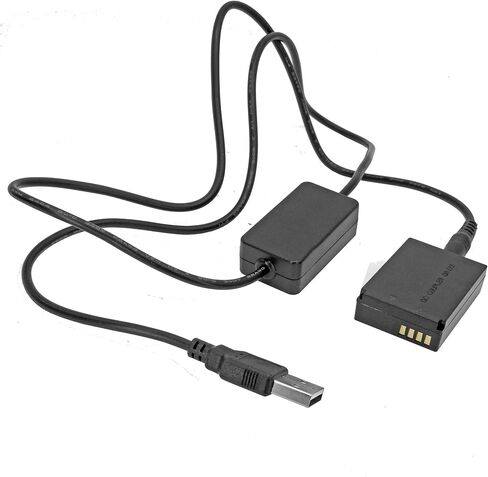 كابل محول USB إلى بطارية الدمية 40 بوصة مع موضع مصدر طاقة USB 3.1 أمبير لبطارية Canon LP-E12 in Saudi Arabia