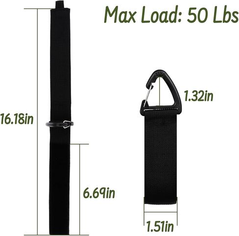 HOME MASTER HARDWARE 16 بوصة حامل سلك تمديد 4 حزم، أشرطة نايلون شديدة التحمل لتنظيم المرآب والأدوات، ملحقات مكتب المكتب، مواد تخزين للرجال in Saudi Arabia