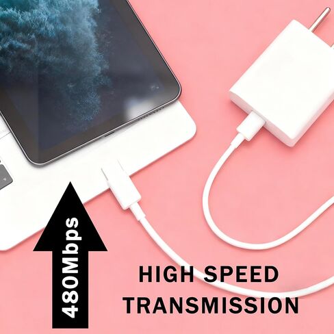 شاحن USB C سريع 20 وات متوافق مع Samsung Galaxy Tab S10، S9، S8، S7، S6، S5e، S4، S3، Tab A7، A9+، A8، A 10.1، A 8.4 محول طاقة لكابل شحن من النوع C اللوحي in Saudi Arabia
