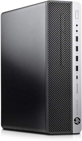 كمبيوتر مكتبي HP EliteDesk 800 G3 SFF، Intel Core i5-6500T، ذاكرة وصول عشوائي 8 جيجابايت، 256 جيجابايت SSD، منفذ عرض، واي فاي، لوحة مفاتيح وماوس، Windows 11 Pro (متجدد) in Kuwait