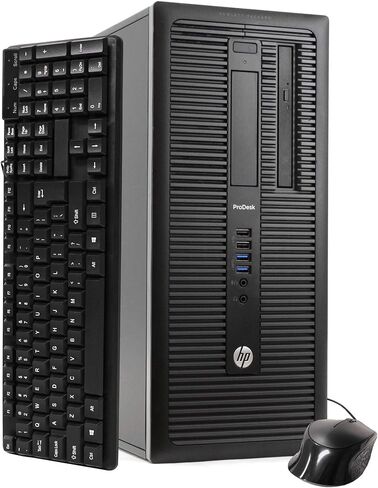 أسرع كمبيوتر HP Desktop Business Tower (Intel Ci5-4570، ذاكرة الوصول العشوائي 16 جيجابايت، محرك الأقراص الثابتة 2 تيرابايت + 120 جيجابايت SSD، واي فاي لاسلكي، منفذ العرض، USB 3.0) Windows 11 (متجدد) in Kuwait