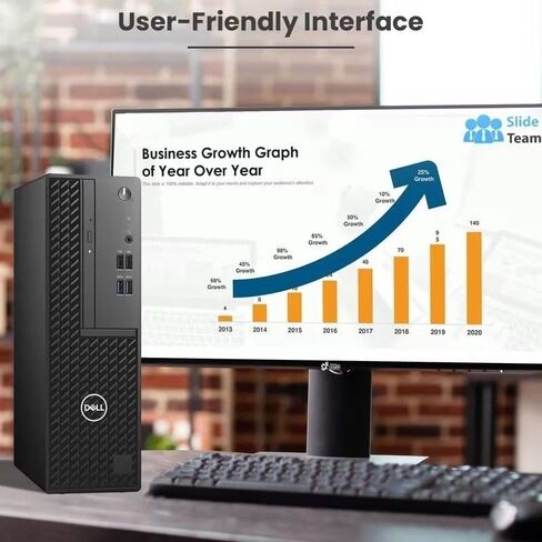 Dell OptiPlex SFF Desktop PC | Intel Core i5-10th Gen | 16GB DDR4 RAM | 256GB SSD | Dual 22" Monitor | Wireless Keyboard Mouse | Built-in WiFi | Business Office Computer | Windows 11 Pro (Renewed) in Saudi Arabia
