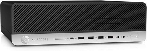 HP EliteDesk 800 G4 Small Form Desktop, Intel Six Core 8th Gen i5 8500 3.0Ghz, 16GB DDR4 RAM, 512GB NVMe PCIe M.2 SSD, USB Type C, Windows 11 Pro (Renewed) in Saudi Arabia