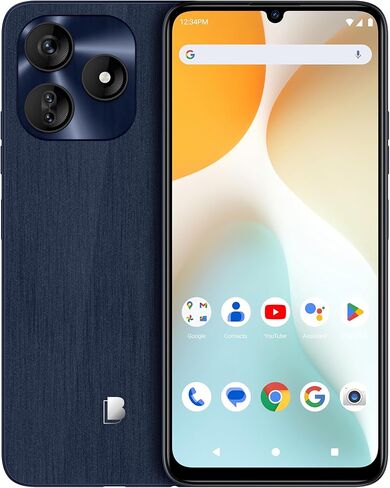 BLU G64L | Unlocked | 6.8" HD+ Infinity Display | 128/4GB | Triple 13MP Main Camera | US Version | US Warranty | Light Blue in Saudi Arabia
