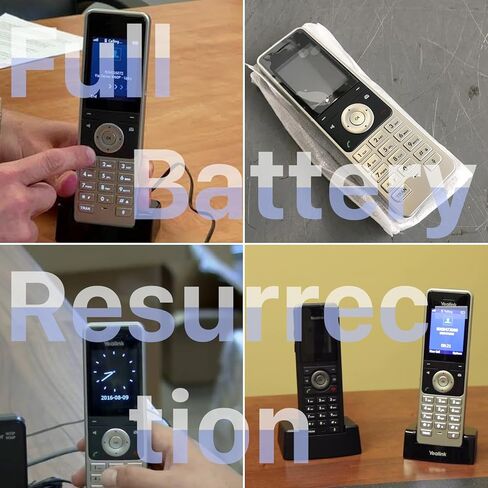 YL-5J Battery, 1800mAh High Capacity Battery Replacement for Yealink W56HB W59R W56h/p W59VR W76p W60P W77P W79P W56-BATT One Talk IP DECT 3.7V, 1-Pack in Kuwait