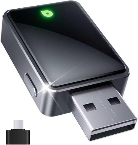 Wireless CarPlay Adapter Multi-Device Switching, Convert Wired to Wireless CarPlay Dongle for iPhone, Plug & Play for iOS 10+ & Cars 2018+ Model, Seamless Auto Connection in Kuwait