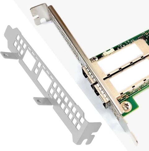Create idea 2pcs Full Height Profile Bracket with Screws Compatible with Mellanox Mcx631102a 10G/25G ConnectX-6 LX 02YG184 in Saudi Arabia