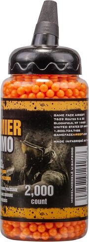 لعبة وجه 12GFO2J Premier .12 جرام 6 مم برتقالي Airsoft BBS (عدد 2000) in Kuwait