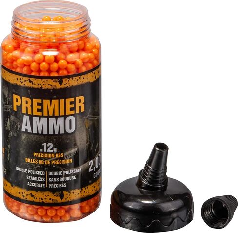 لعبة وجه 12GFO2J Premier .12 جرام 6 مم برتقالي Airsoft BBS (عدد 2000) in Kuwait