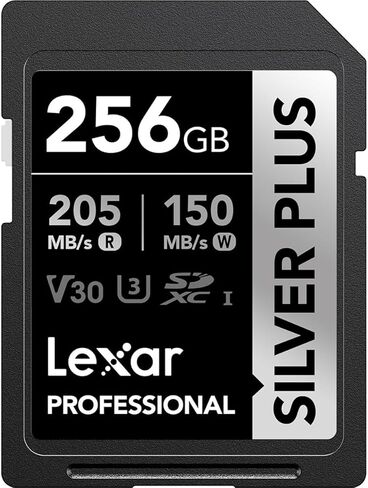 Lexar Professional Silver Plus SDXC UHS-I Card 256GB Memory Card in Saudi Arabia