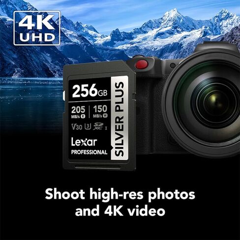 Lexar Professional Silver Plus SDXC UHS-I Card 256GB Memory Card in Saudi Arabia