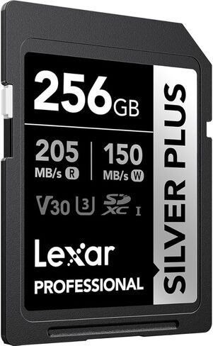 Lexar Professional Silver Plus SDXC UHS-I Card 256GB Memory Card in Saudi Arabia