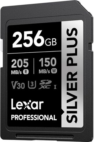 Lexar Professional Silver Plus SDXC UHS-I Card 256GB Memory Card in Saudi Arabia