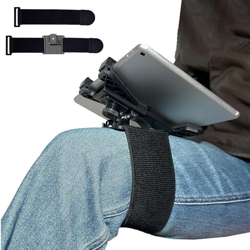 OHLPRO Pilot Kneeboard لأجهزة iPad والأجهزة اللوحية 7 - 11 بوصة، حزام مطاطي مطور من قطعتين لملاءمة آمنة على الفخذ، زوايا رؤية قابلة للتعديل، مادة بلاستيكية ممتازة، مثالية للطيران والمشاهدة in Saudi Arabia
