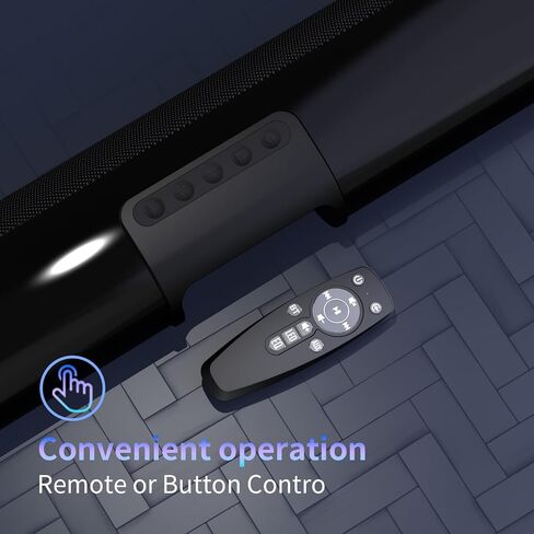 شريط صوت بقدرة 50 وات للتلفزيون الذكي، مكبر صوت 2.0 قناة مع اتصال Bluetooth 5.3/ARC/Opt/AUX، نظام صوت محيطي للتلفزيون مع مكبري صوت كاملي النطاق، نظام صوت محيطي منزلي لأجهزة الكمبيوتر التلفزيونية in Kuwait