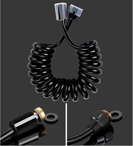 Toilet Bathroom HandheldSprayerSprayer Brass HandheldSprayer for Toilet Black Baby Cloth Diaper Sprayer PortableFaucet withHose for Feminine Wash, Pet Washing, Easy in Kuwait