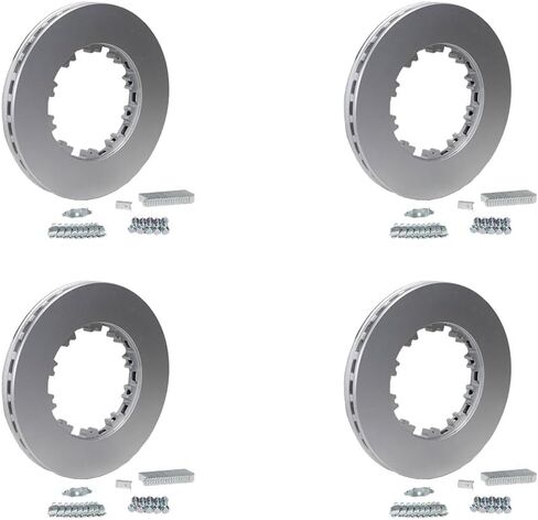 Mytee Products 2 Pack Heavy Duty Air Disc Brake Rotor Kit Compatible with Bendix ConMet Freightliner Replaces 802569 85129575 10023879 10025445 2642543C 802083 BW802083 2642543C91 802569BXW K012739 in Saudi Arabia