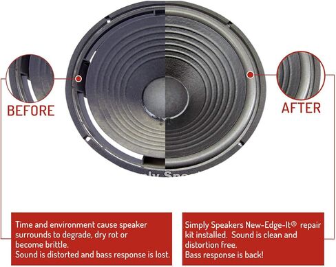 طقم إصلاح سماعات إسفنجية 10 بوصة متوافق مع JBL L26، L40، L80T، 4410، 410G، 125A، 127H، أخرى، FSK-10Ji (زوج) in Saudi Arabia