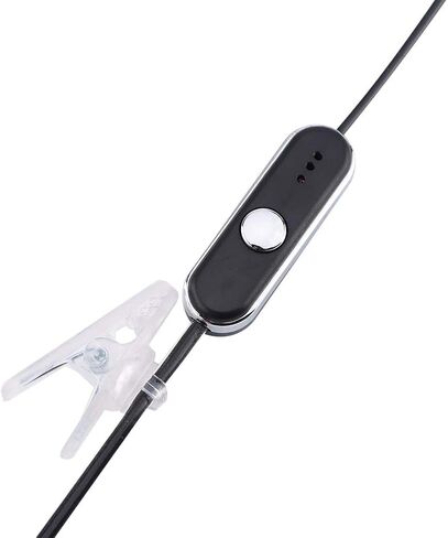 SYH&AQYE Walkie Talkie Earpiece with Mic, 2 Pin Earhook Two Way Radio Earpiece with PTT and Clips for Universal K Joint Walkie Talkie, Headset for Ritual Staff Hotels Guards in Saudi Arabia