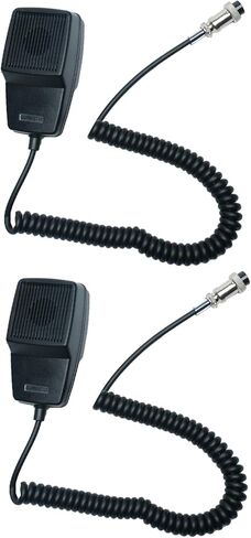 ميكروفون DM507-4 Mic CB 4 Pin متوافق مع راديو Cobra/Uniden/Workman 2Pack in Saudi Arabia
