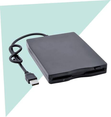 Toyvian Laptop USB External Diskette Drive Floppy Disk to Use No External Power Required in Saudi Arabia