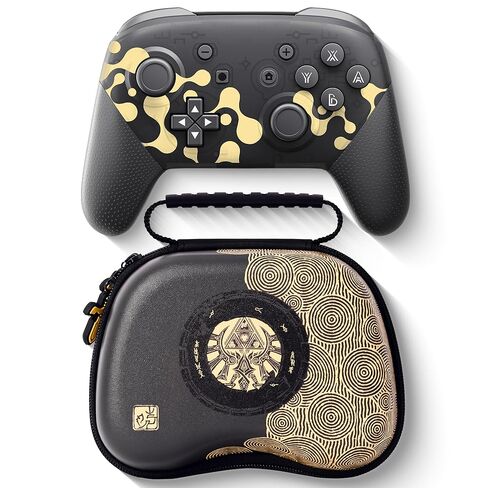 Wireless Switch Controllers with Carrying Storage Case,Compatible with Switch/OLED/Lite/PC-Dual Motor Vibration, Gyro Sensor,Switch Pro Controller with Wake-up,Screenshot,NFC,Turbo Function -Black&White in Kuwait