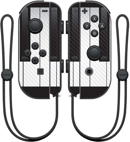 غلاف MightySkins من ألياف الكربون لجهاز تحكم Nintendo Joy-Con - معجب بالرسوم المتحركة | لمسة نهائية واقية ومتينة من ألياف الكربون | سهل التطبيق والإزالة وتغيير الأنماط | صنع في الولايات المتحدة الأمريكية in Kuwait