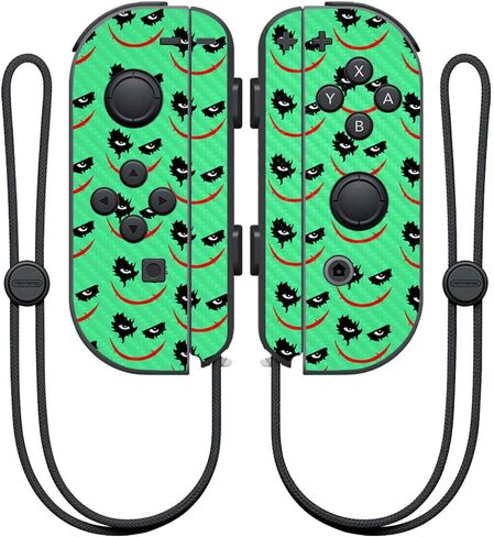 MightySkins Carbon Fiber Skin for Nintendo Joy-Con Controller - Anime Fan | Protective, Durable Textured Carbon Fiber Finish | Easy to Apply, Remove, and Change Styles | Made in The USA in Saudi Arabia