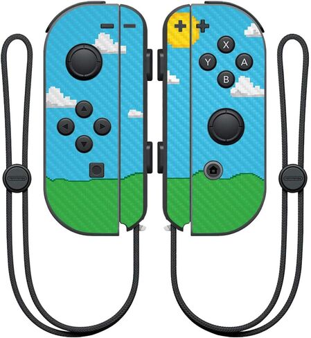 MightySkins Carbon Fiber Skin for Nintendo Joy-Con Controller - Anime Fan | Protective, Durable Textured Carbon Fiber Finish | Easy to Apply, Remove, and Change Styles | Made in The USA in Saudi Arabia