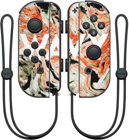 MightySkins Carbon Fiber Skin for Nintendo Joy-Con Controller - Anime Fan | Protective, Durable Textured Carbon Fiber Finish | Easy to Apply, Remove, and Change Styles | Made in The USA in Saudi Arabia