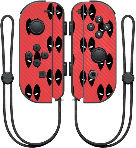 MightySkins Carbon Fiber Skin for Nintendo Joy-Con Controller - Anime Fan | Protective, Durable Textured Carbon Fiber Finish | Easy to Apply, Remove, and Change Styles | Made in The USA in Saudi Arabia